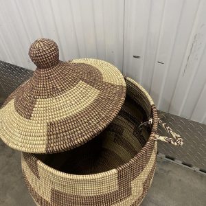 Large Basket (Beige and Brown)